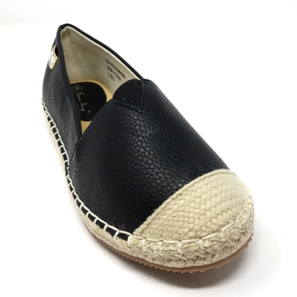 Women Flat Espadrilles, E-2815, Black - Picture 4 of 5